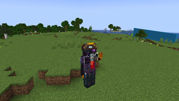 flamethrower but im aiming it a little past the camera