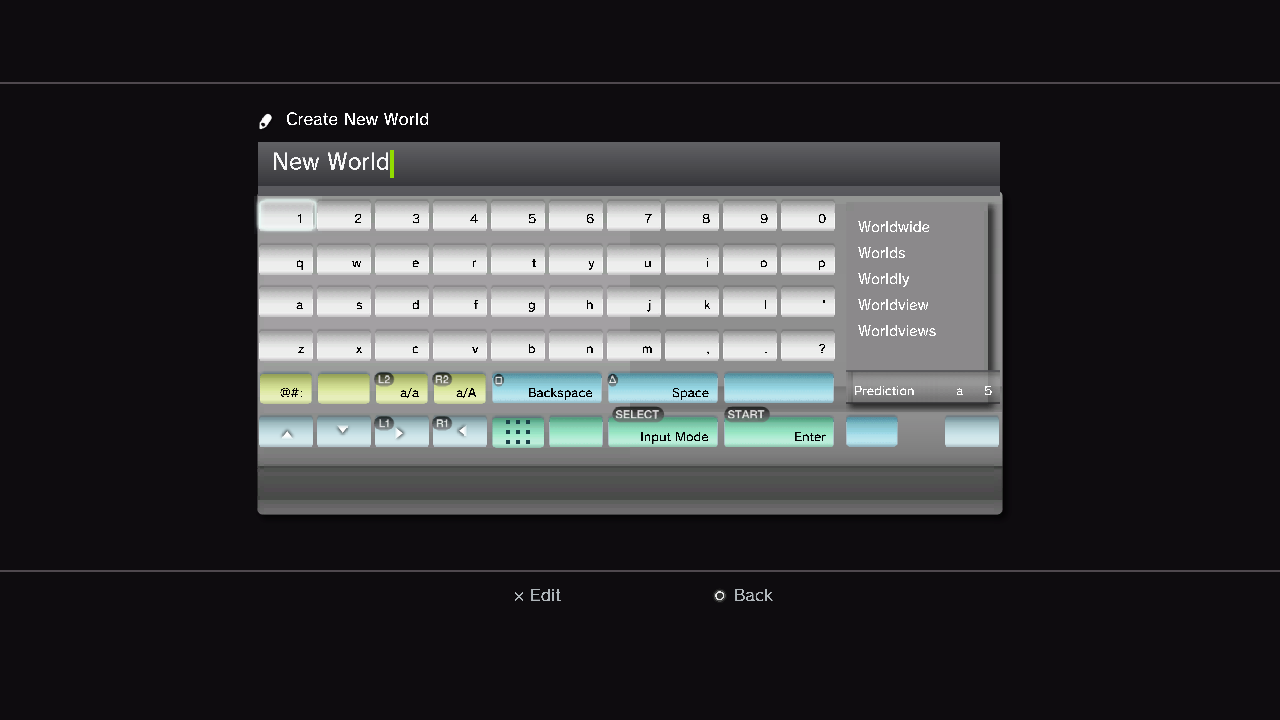PlayStation 3 Keyboard