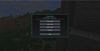 Main menu