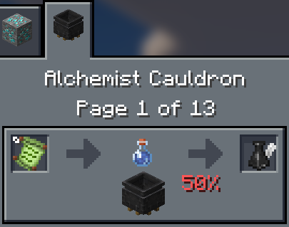 Alchemist Cauldron EMI Recipe