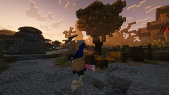 Riding a Dodrio in The Sunset