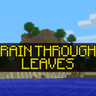 Rain Through Leaves