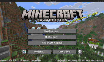 Minecraft 25.2.2 (1.21.8)