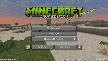 Title screen