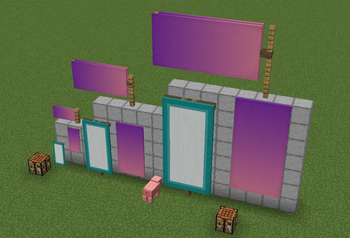 regular, large, and huge banners