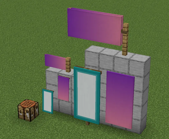 regular and large banners