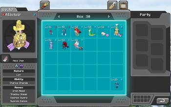 Example of new icons in the PC