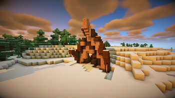 Beached Vertical Shipwreck