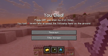 Updated Death Screen