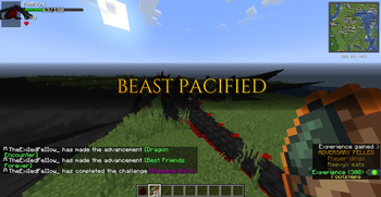 What gets shown instead when a supported mob is tamed