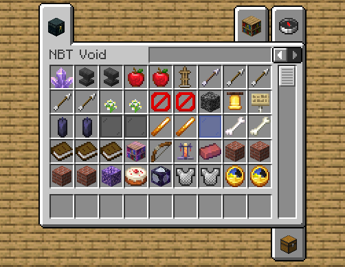 Some items stored
