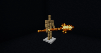 glazed gold spear