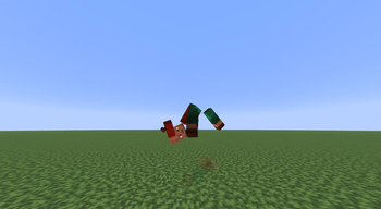 other frame of the player going upwards with the Allure Resource