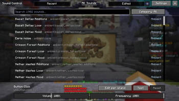 List of all sounds in Miencraft