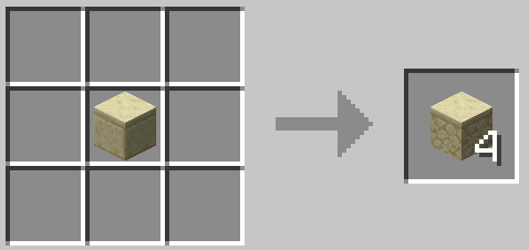 Cut Sandstone -> Sandstone
