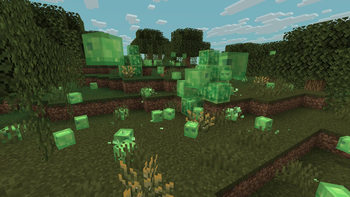 Slimes and slime blocks 
