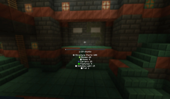 Screenshot of world loading screen