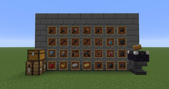 items - black and white