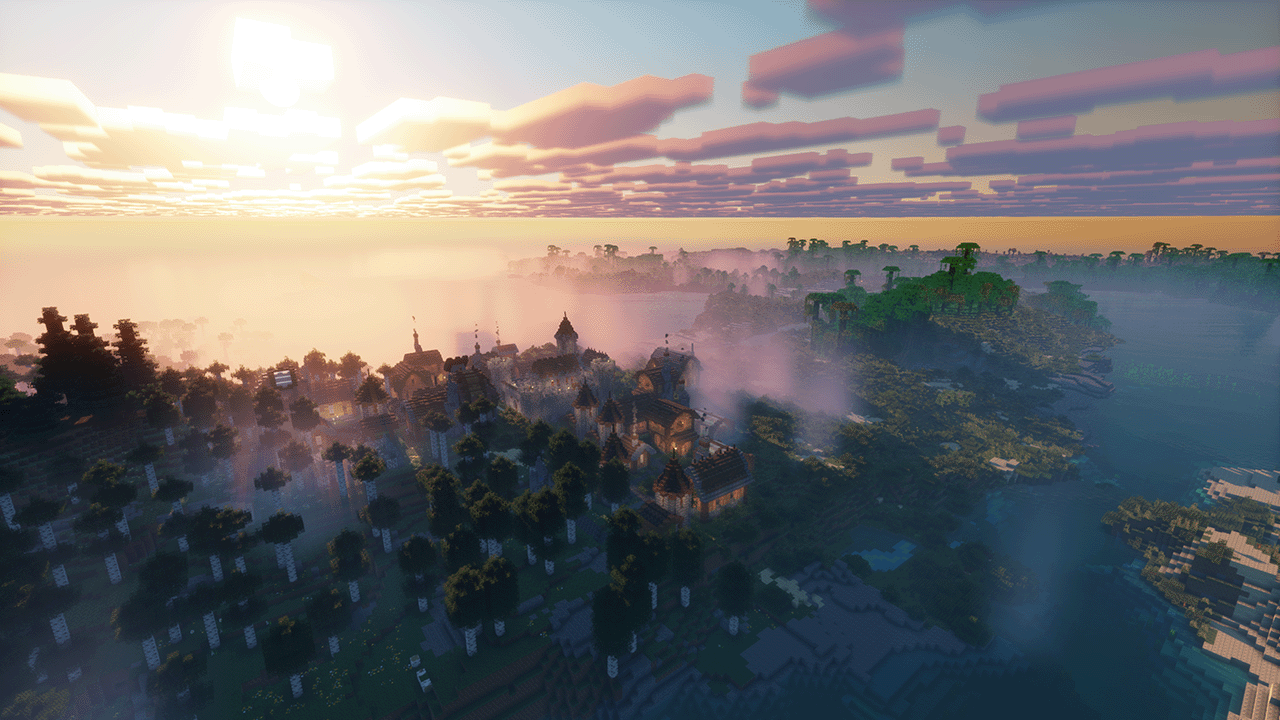 sunrise forest