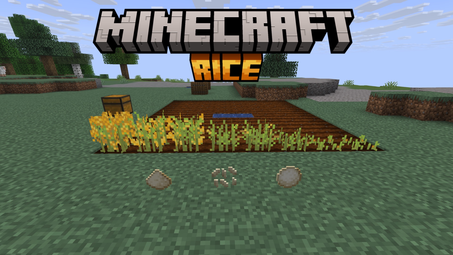 Minecraft Rice Mod Banner