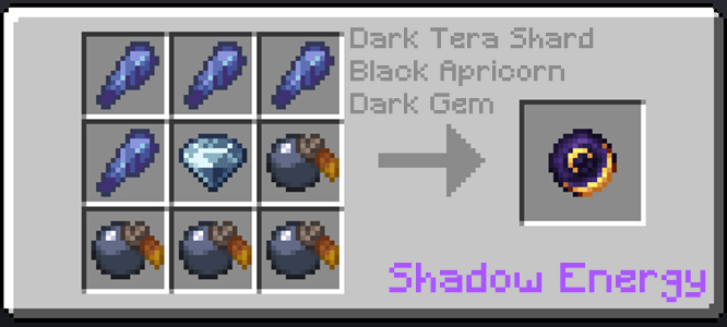 Shadow Energy Recipe