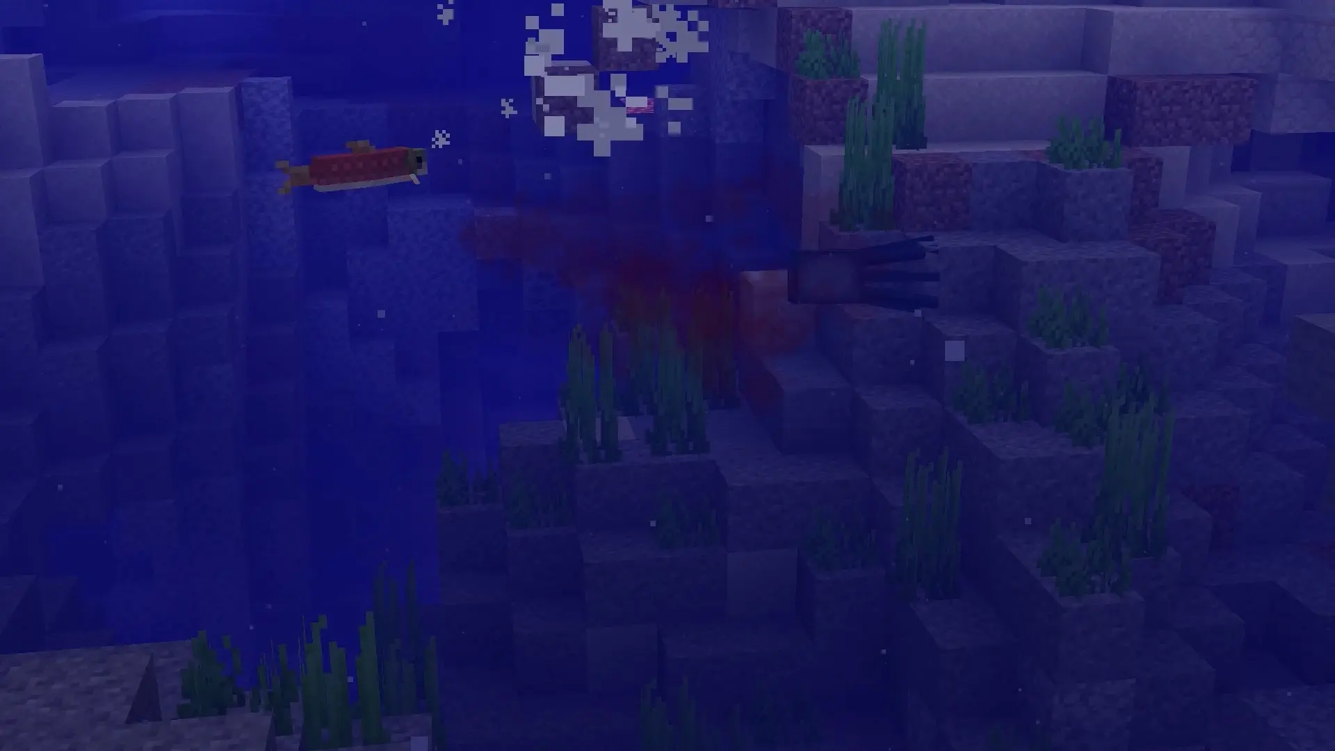 Underwater Blood Fog