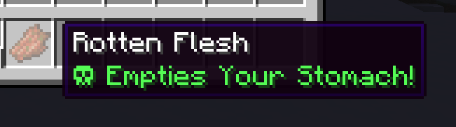 rotten flesh vomiting