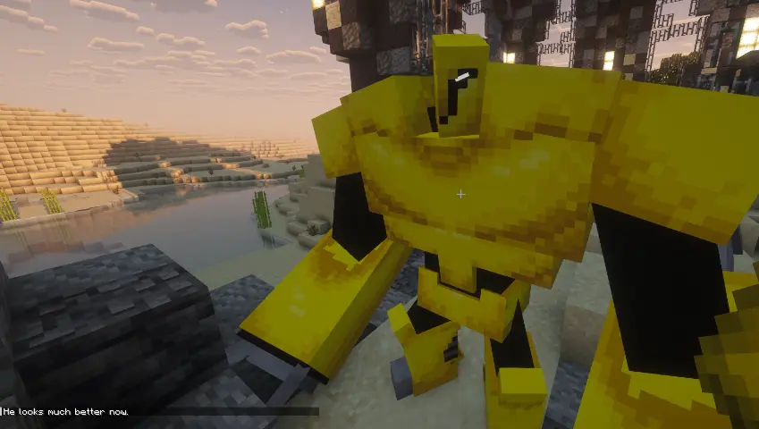 after giving 10x plates, he looks much better