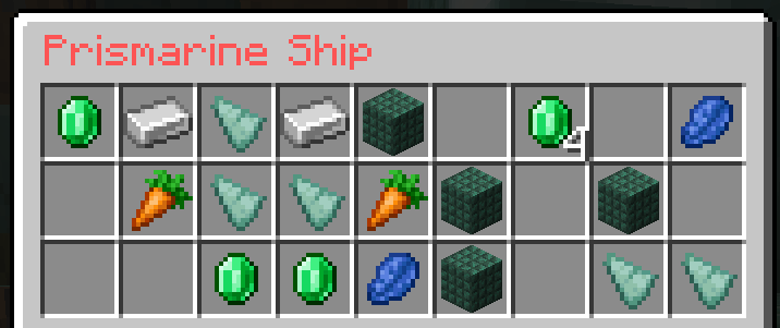 Prismarine Ship