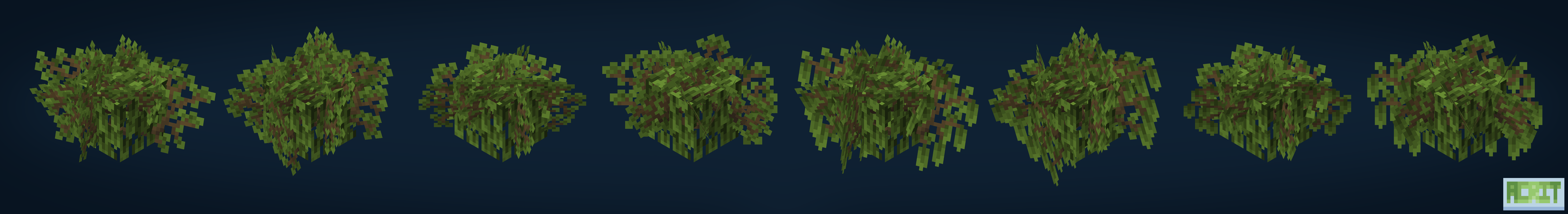 Dense Mangrove Leaves