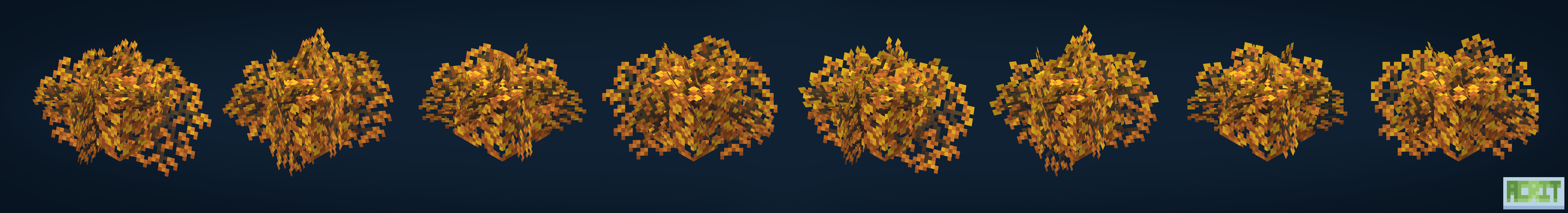 Dense Yellow Poplar Leaves