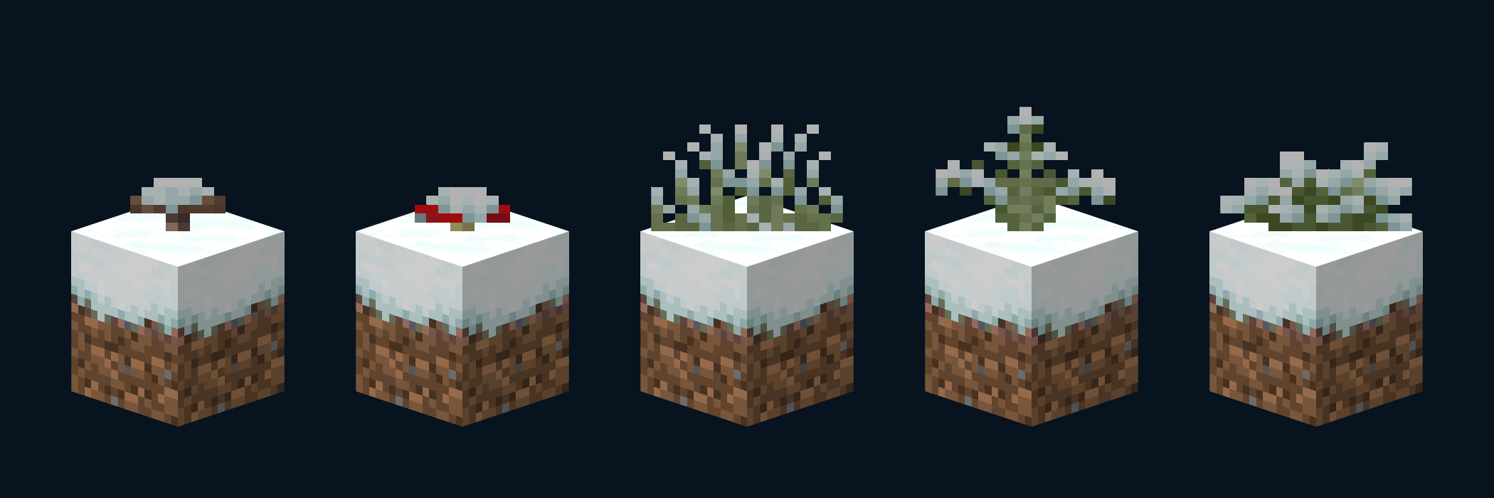 Grass Block Snow