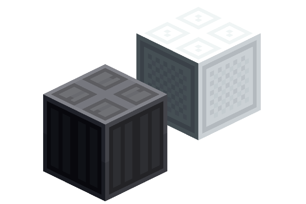 Black and White panel blocks