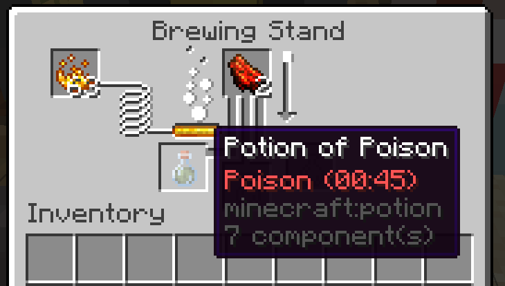 A poison potion being turned even deadlier