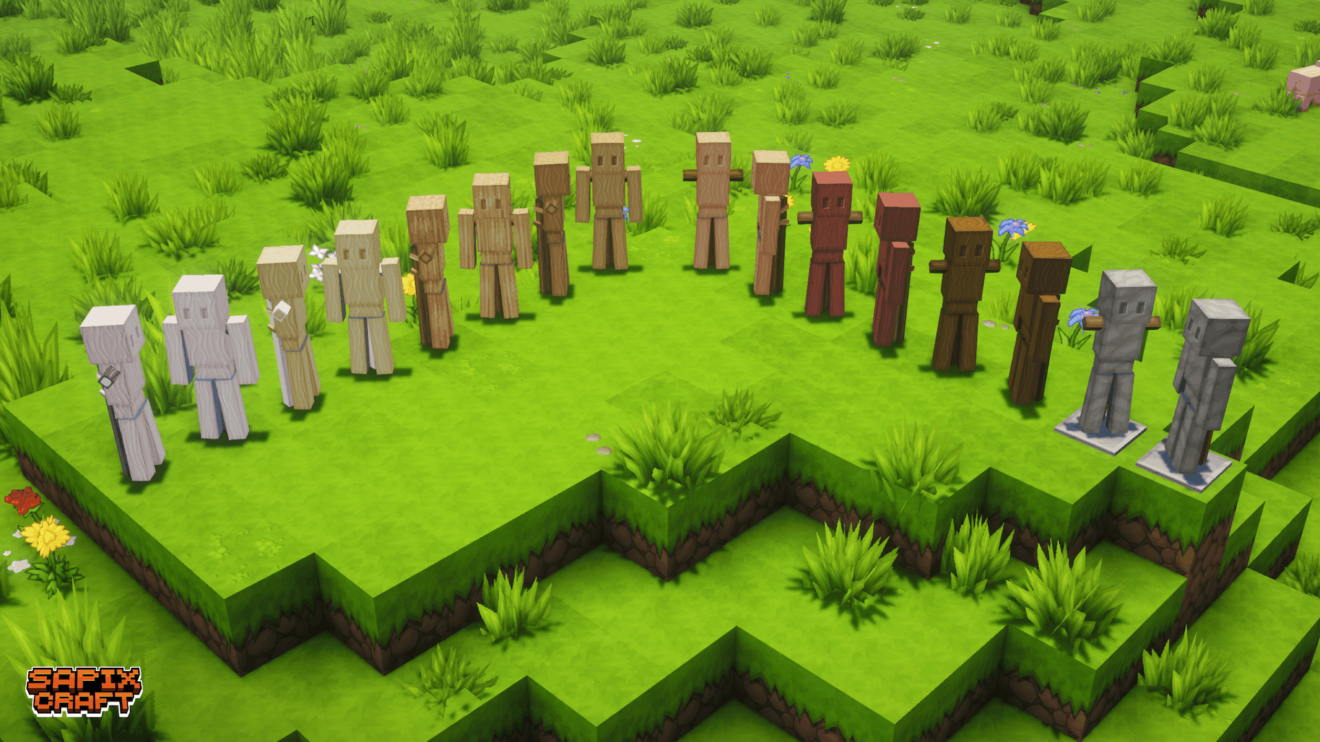 Fancy stands full lineup — Sapixcraft add-on