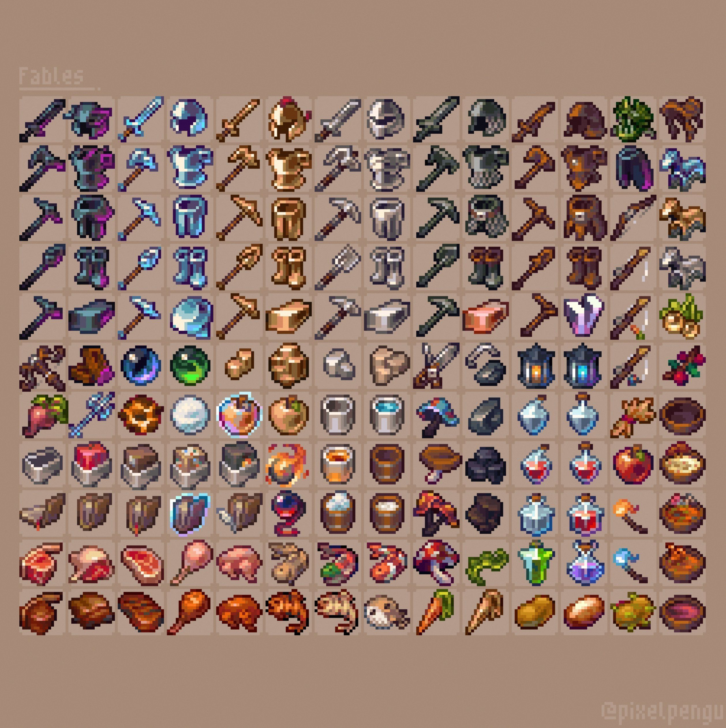 Some sprites from Fables