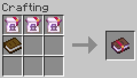 Crafting Enchanted Books from Enchanted Scrolls