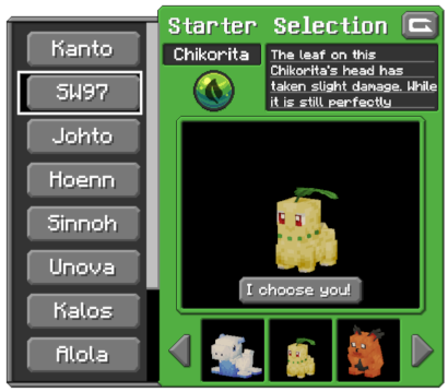Starter selection including the SW97 Trio!