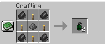 flint in the corners + gunpowder in middle + the rest torches