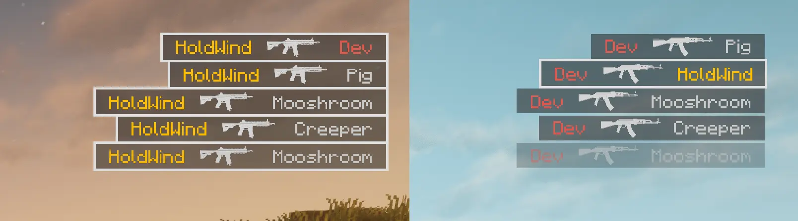 Kills with frames
