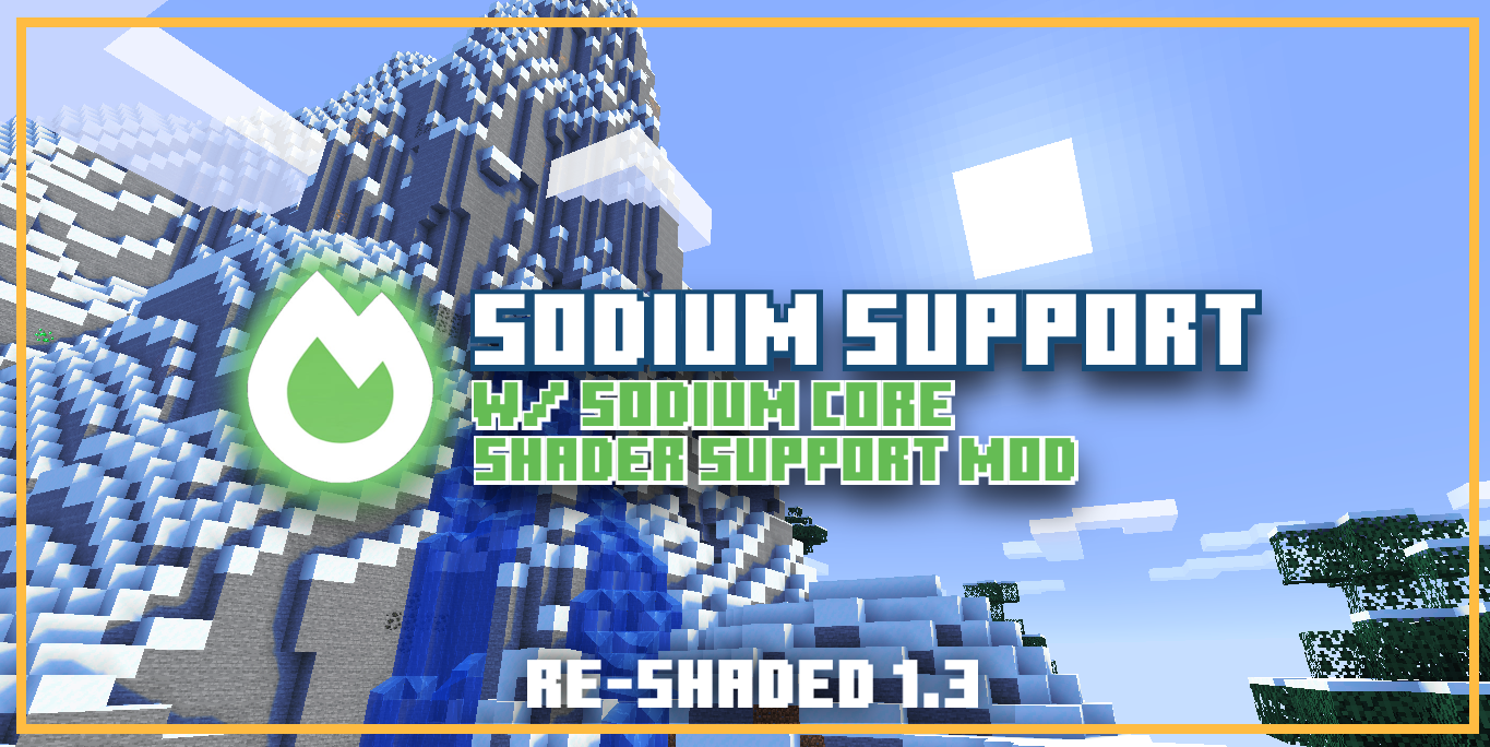 v.1.3+ For Sodium Support use Sodium Core Shader Support mod https://rhs.millered001.workers.dev/mod/sodium-core-shader-support/versions