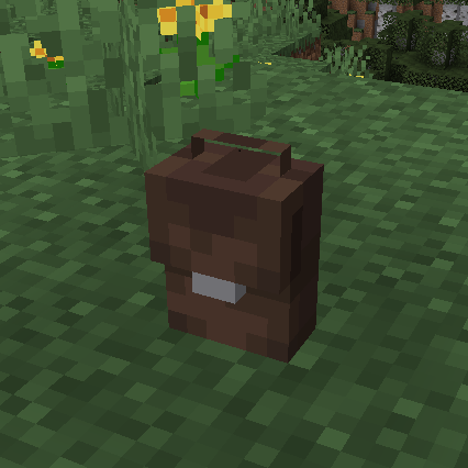 Small backpack in minecraft