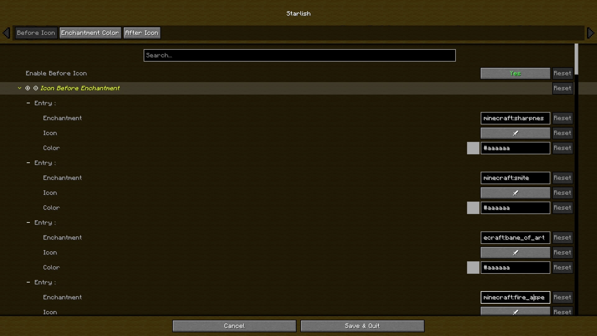 config