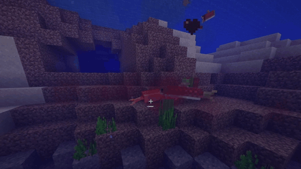 Blood clouding up under water