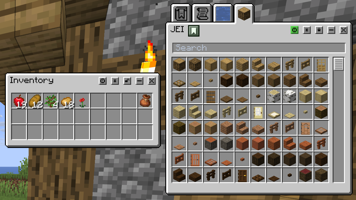 Item List Menu JEI