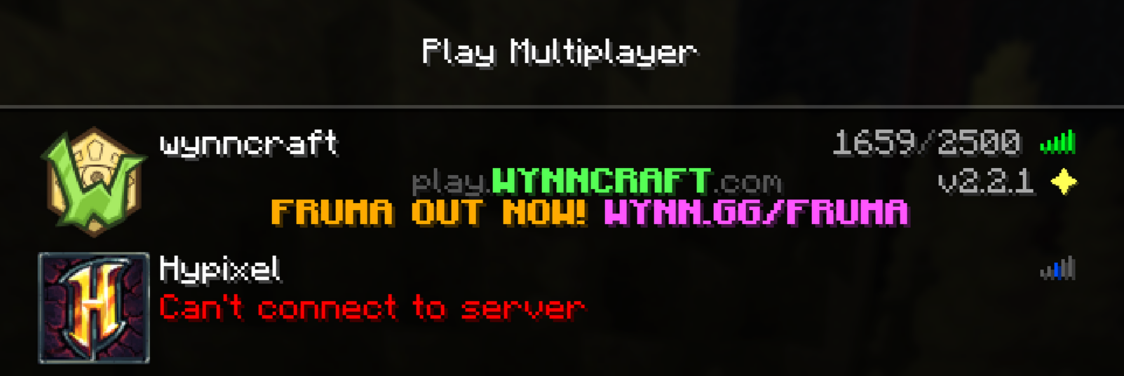 server list example