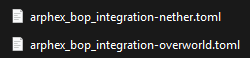 config files