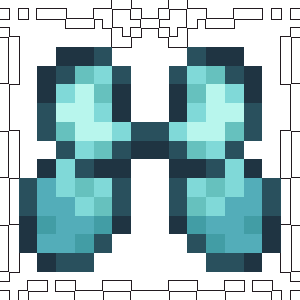 melodys elytras aqua butterfly wings