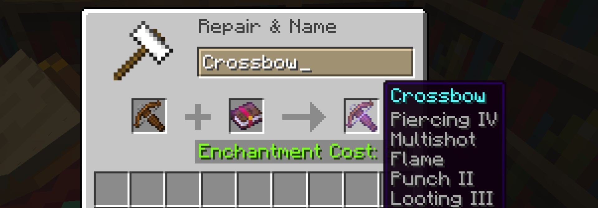 Expanded Crossbow Enchantings