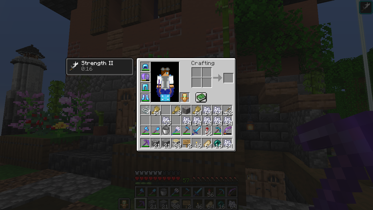 third row of inventory is the second hotbar